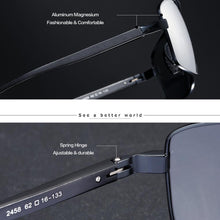 Load image into Gallery viewer, Luxury Elegent Rectangle Polarized Sunglasses Photochromic Driving Glasses For Men and Boys With UV400 Protection