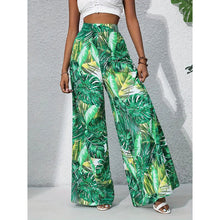 Load image into Gallery viewer, Women’s Printed High‑Waist Wide‑Leg Palazzo Pants