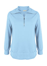 Load image into Gallery viewer, Zip Up Funnel Neck Sweater