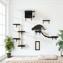 Load image into Gallery viewer, Wall-Mounted Cat Condo & Climbing Tower – Space-Saving, Sturdy & Fun for Multiple Cats