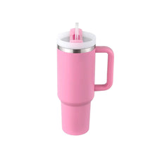 Load image into Gallery viewer, 40 Oz Tumbler With Handle Straw Insulated, Stainless Steel Spill Proof Vacuum Coffee Cup Tumbler With Lid Tapered Mug Gifts For Valentine Lover Suitable For Car Gym Office Travel