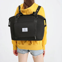 Load image into Gallery viewer, Folding Travel Bags For Backpack Handbag Sholder Bag Gym Fitness Weekender Overnight Women