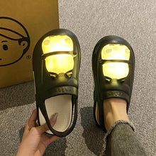 Load image into Gallery viewer, Mandotos Panda Lamp Light Up Slippers Sandals For Women EVA Comfort Non Slip Sole Summer