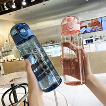 Load image into Gallery viewer, 780ml Bottle For Drink Plastic Leak Proof Sports Bottles Shaker Water Bottle Drinkware BPA Free Sports Water Bottle Outdoor Water Bottle with Straw Plastic Portable Water Bottle Camping Bike Bottle Kitchen Tools Drink Water