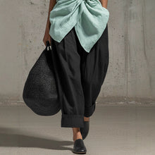 Load image into Gallery viewer, Women's Tie-Front V-Neck Sleeveless Top & Wide-Leg Pants Set