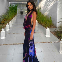 Load image into Gallery viewer, European Women's Sexy Backless : Printed Dress