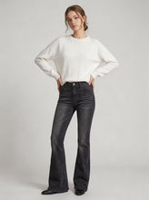 Load image into Gallery viewer, High-Waist Slim-Fit Slightly Flared Women's Jeans – Full-Length Denim Pants