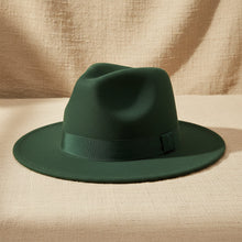 Load image into Gallery viewer, Wide Brim Bell Crown Wool Hat – Unisex Sun & Warmth Hat