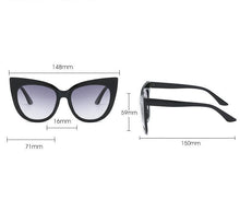Load image into Gallery viewer, Women's Oversized Cat Eye Sunglasses UV400
