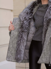 Load image into Gallery viewer, Ares Genuine Fur Trim Down Fill Mohair Parka