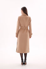 Load image into Gallery viewer, Camille Cashmere Blend Coat in Camel