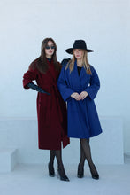 Load image into Gallery viewer, Classic Wraparound Cashmere Blend Overcoat