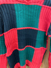 Load image into Gallery viewer, Stacy Adams SW121 Red/Green Geometric Print Sweater