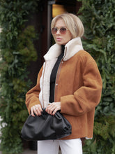 Load image into Gallery viewer, Genuine Shearling Lamb Leather Jacket