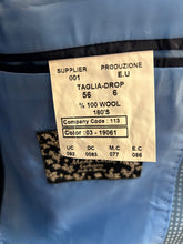 Load image into Gallery viewer, Moda Color Exclusive Light Blue Houndstooth 1-Button 100% Wool 2-Piece Turkish Slim Fit Suit