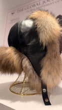 Load image into Gallery viewer, Genuine Raccoon Leather Hat Unisex