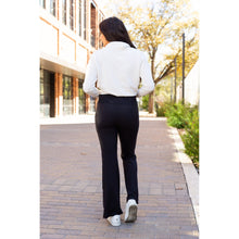 Load image into Gallery viewer, Ready to Ship | The Liz - Crossover Bootcut Leggings with Pockets