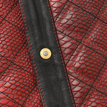 Load image into Gallery viewer, Kingsnake Men’s Motorcycle Leather Vest