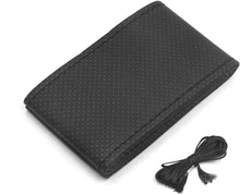 Load image into Gallery viewer, Genuine Leather Car Steering Wheel Cover Soft Anti slip Steering-Wheel Braid Cowhide Braid With Needles Thread Leather Steering Wheel Cover Heavy Duty Pure Cowhide Steering Wheel Cover, Genuine Leather Steering Wheel Cover (Copy)