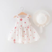 Load image into Gallery viewer, Girls' Sleeveless Dress with Bow Detail - # BAAA51110016