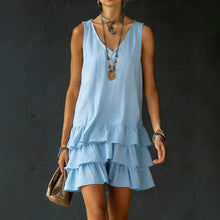 Load image into Gallery viewer, V-Neck Sleeveless Midi Dress – 5 Colors, S–2XL