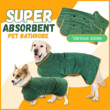 Load image into Gallery viewer, Absorbent Pet Bathrobe With Waist-wrapped Microfiber