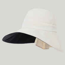 Load image into Gallery viewer, Women's Wide-Brim Striped Sun Hat | Lightweight Outdoor UV Protection