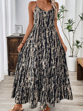 Load image into Gallery viewer, Elegant Black Printed Maxi Dress Chic Charming Long Dress For Women
