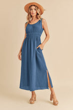 Load image into Gallery viewer, New Summer Side Slit Round Neck Sleeveless Tank Dress For Women Casual, Comfortable & Effortlessly Stylish for Warm Weather