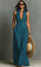 Load image into Gallery viewer, Women's Casual Polyester Midi Dress