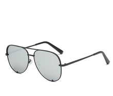 Load image into Gallery viewer, Luxury Lady Vintage Round Metal Sunglasses For Driving Black Retro Mirror Sunglasses Woman Shade Sunglasses With UV400 Protection