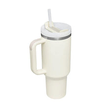 Load image into Gallery viewer, 40 Oz Tumbler With Handle Straw Insulated, Stainless Steel Spill Proof Vacuum Coffee Cup Tumbler With Lid Tapered Mug Gifts For Valentine Lover Suitable For Car Gym Office Travel