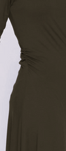 Load image into Gallery viewer, Side Ruched Dress- Bamboo Jersey