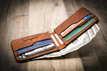 Load image into Gallery viewer, Western Bifold Wallet - Chestnut Brown
