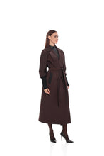 Load image into Gallery viewer, Miru Trench Coat in Chocolate
