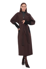 Load image into Gallery viewer, Miru Trench Coat in Chocolate