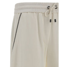 Load image into Gallery viewer, Brunello Cucinelli White Cotton Casual Pants
