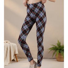 Load image into Gallery viewer, Women’s Plaid Yoga Leggings – Mid Waist Push-Up Pants