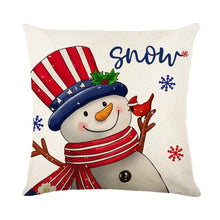 Load image into Gallery viewer, Mandotos Christmas Pillow Covers Snowflake Stamping