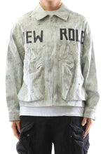 Load image into Gallery viewer, VEIN Twill Crop Top Jacket