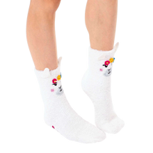 Load image into Gallery viewer, Fuzzy Llama Non-Skid Slipper