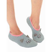 Load image into Gallery viewer, Fuzzy Cat Non-Skid Slipper