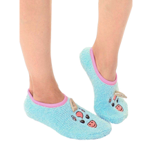 Load image into Gallery viewer, Fuzzy Unicorn Non-Skid Slipper