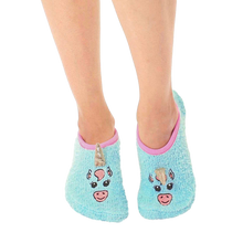 Load image into Gallery viewer, Fuzzy Unicorn Non-Skid Slipper