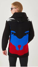 Load image into Gallery viewer, Lagos Red Exclusive Men's Black Shaded Long Sweaters | Hoodie LS88