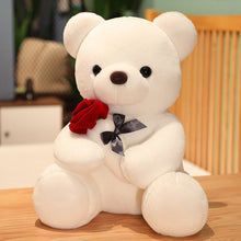 Load image into Gallery viewer, 23-45cm New Lovely Hug Roses Teddy Bear Plush Pillow Stuffed Soft Animal Dolls Nice Birthday Gift Girlfriend Valentine's Day