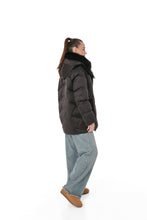 Load image into Gallery viewer, Genuine Silver Fox Fur Down Fill Parka