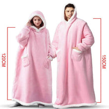 Load image into Gallery viewer, Winter TV Hoodie Blanket Winter Warm Home Clothes Women Men Oversized Pullover With Pockets