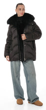 Load image into Gallery viewer, Genuine Silver Fox Fur Down Fill Parka