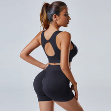 Load image into Gallery viewer, Yoga Set Women's Vest And Shorts